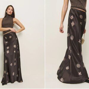 Reformation Bella Silk Skirt
